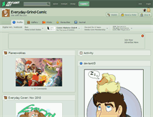Tablet Screenshot of everyday-grind-comic.deviantart.com