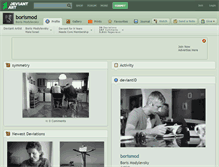 Tablet Screenshot of borismod.deviantart.com