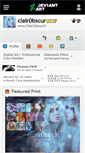 Mobile Screenshot of clair0bscur.deviantart.com