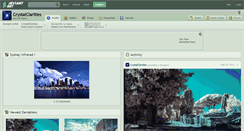Desktop Screenshot of crystalclarities.deviantart.com