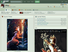 Tablet Screenshot of cittyy.deviantart.com