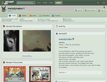 Tablet Screenshot of melodymaker.deviantart.com
