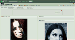 Desktop Screenshot of l-u-c-r-e-t-i-a.deviantart.com