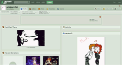 Desktop Screenshot of october-fish.deviantart.com