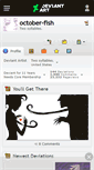 Mobile Screenshot of october-fish.deviantart.com