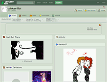 Tablet Screenshot of october-fish.deviantart.com