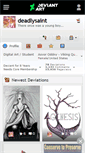 Mobile Screenshot of deadlysaint.deviantart.com