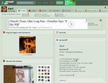 Tablet Screenshot of alavi.deviantart.com