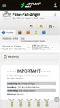 Mobile Screenshot of free-fall-angel.deviantart.com