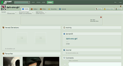 Desktop Screenshot of dark-emo-girl.deviantart.com