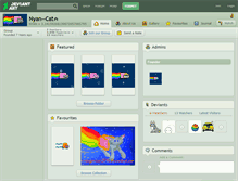 Tablet Screenshot of nyan--cat.deviantart.com