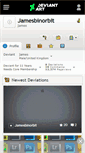 Mobile Screenshot of jamesbinorbit.deviantart.com