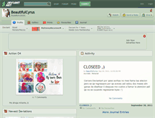 Tablet Screenshot of beautifulcyrus.deviantart.com