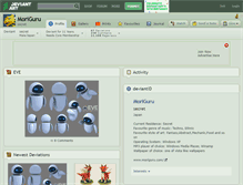 Tablet Screenshot of moriguru.deviantart.com