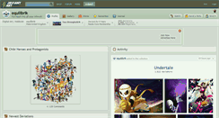 Desktop Screenshot of equilibrik.deviantart.com