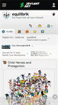 Mobile Screenshot of equilibrik.deviantart.com