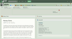 Desktop Screenshot of halkailas.deviantart.com