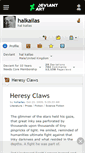 Mobile Screenshot of halkailas.deviantart.com