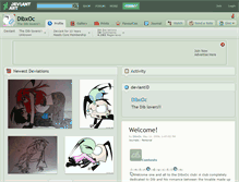 Tablet Screenshot of dibxoc.deviantart.com
