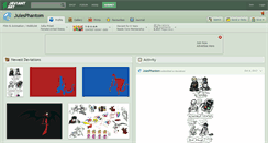 Desktop Screenshot of julesphantom.deviantart.com