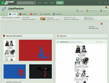Tablet Screenshot of julesphantom.deviantart.com
