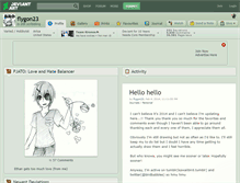 Tablet Screenshot of flygon23.deviantart.com