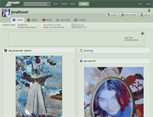 Tablet Screenshot of jenaflower.deviantart.com