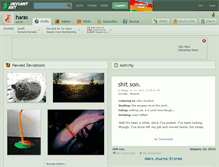 Tablet Screenshot of haras.deviantart.com