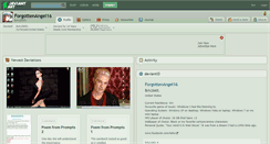 Desktop Screenshot of forgottenangel16.deviantart.com