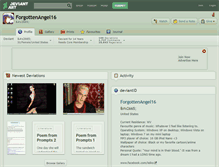 Tablet Screenshot of forgottenangel16.deviantart.com