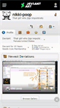 Mobile Screenshot of nikki-poop.deviantart.com