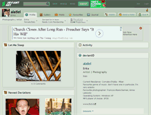 Tablet Screenshot of alatiel.deviantart.com