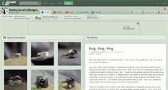 Desktop Screenshot of demoyjewelrydesigns.deviantart.com