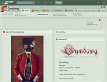 Tablet Screenshot of gymdawg.deviantart.com