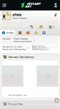 Mobile Screenshot of ehee.deviantart.com