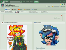 Tablet Screenshot of funfetticolorz.deviantart.com