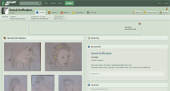 Desktop Screenshot of grand-unification.deviantart.com