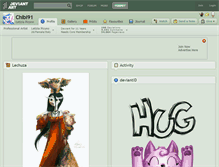 Tablet Screenshot of chibi91.deviantart.com