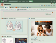 Tablet Screenshot of kotenokgaff.deviantart.com