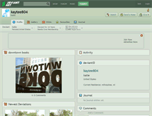 Tablet Screenshot of kaytee804.deviantart.com
