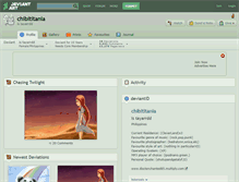 Tablet Screenshot of chibititania.deviantart.com