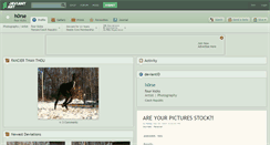 Desktop Screenshot of h0rse.deviantart.com