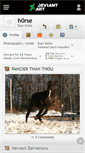 Mobile Screenshot of h0rse.deviantart.com