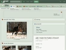 Tablet Screenshot of h0rse.deviantart.com