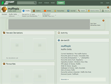 Tablet Screenshot of muffinplz.deviantart.com