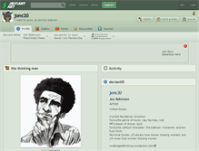 Tablet Screenshot of jonc20.deviantart.com