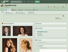 Tablet Screenshot of dieselbarracuda.deviantart.com