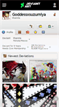 Mobile Screenshot of goddessxsuzumiya.deviantart.com