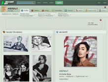 Tablet Screenshot of michiru1.deviantart.com