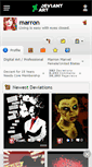 Mobile Screenshot of marron.deviantart.com